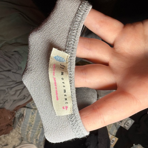 FP Movement by Free People Soft Gray Bodysuit - Picture 2 of 2